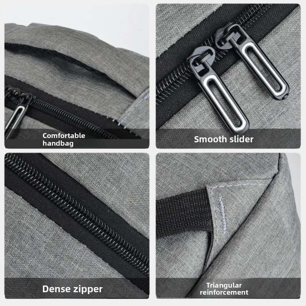Zaino casual in tessuto Oxford impermeabile multitasche Zaino per studenti di grande capacità Borsa per laptop a tracolla per studenti all'aperto