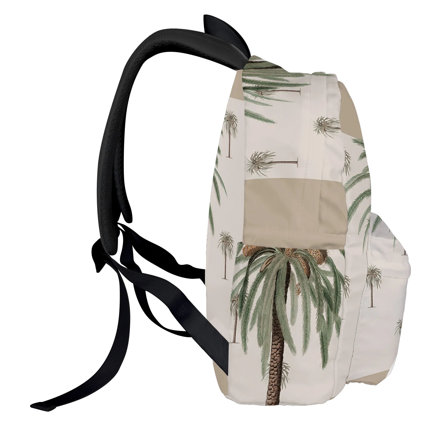 Brown Tropical Plant Coconut Tree Women Man Backpacks Waterproof School Backpack For Student Boys Girls Laptop Bags Mochilas