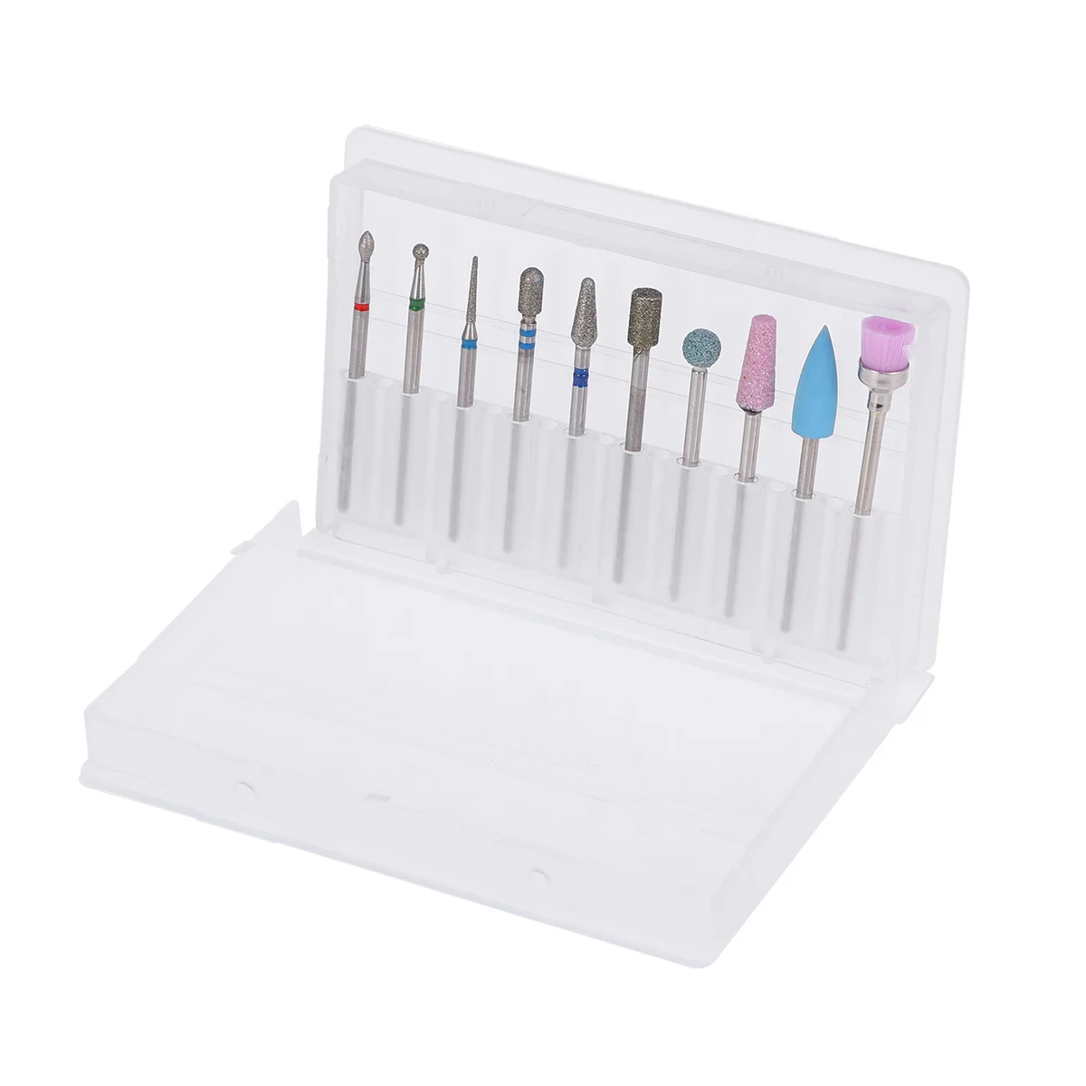 

Tungsten Steel Alloy Nail Drill Bits Set for Manicure Pedicure Cuticle Clean Grinding Heads for Salon Home Use Tools