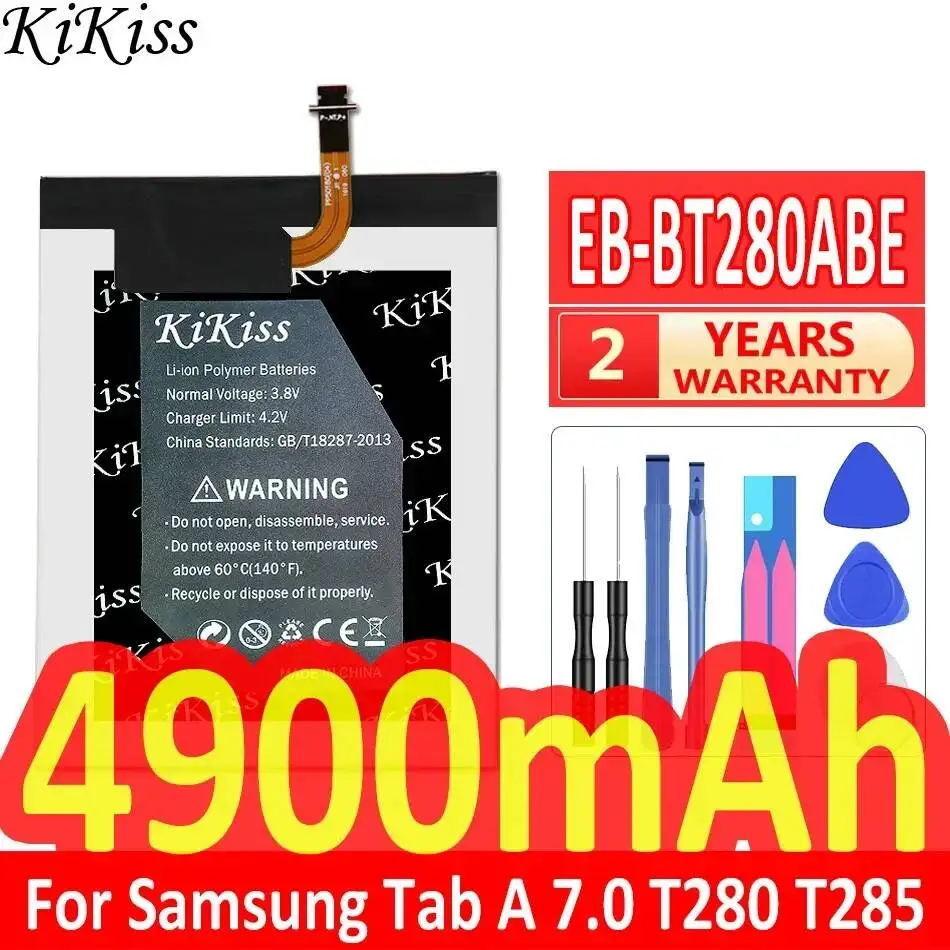 Tablet Battery High Compatibility EB-BT280ABE Long-Lasting 4900mAh For Samsung Galaxy Tab A 7.0 T280 T285