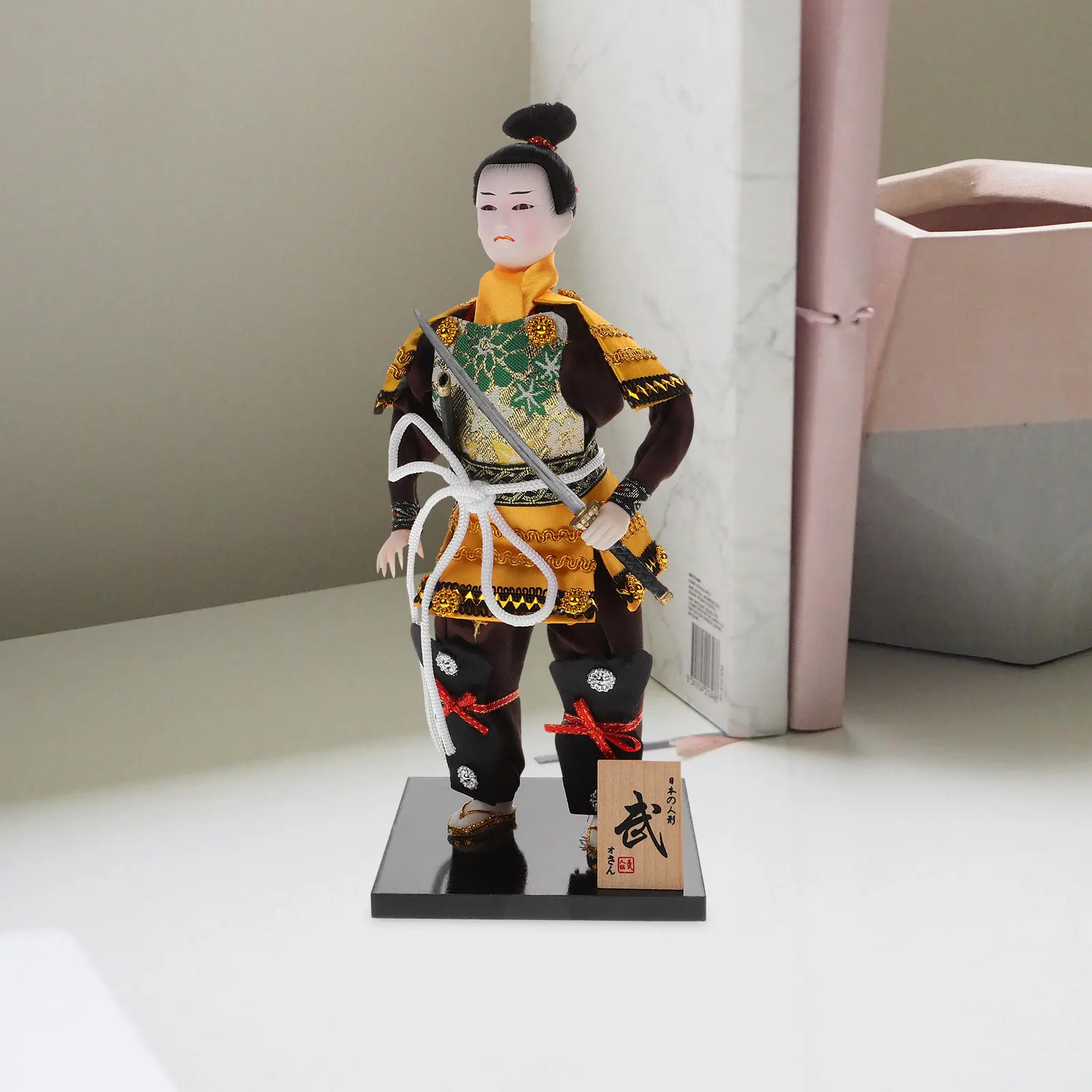 Ornament Japanese Style Standing Figure Home Decoration Desktop Crafts Japanese New Year Decor Samurai