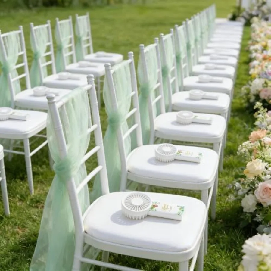 Electric Wedding Fans Bulk Portable Mini Handheld Fans s Small Pocket Fans Lightweight Personal Cooling Battery Operated Fan Ha