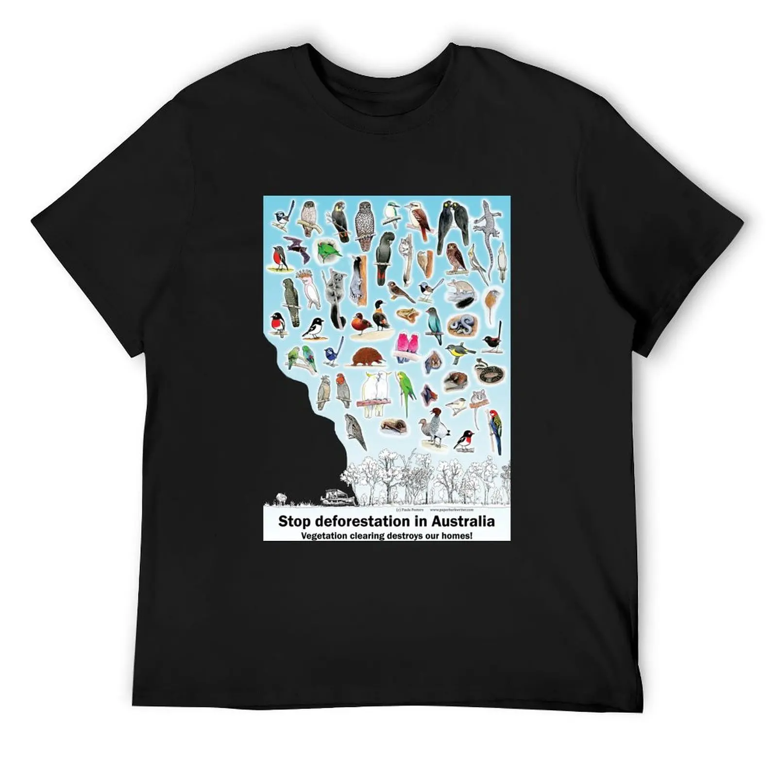 

Stop deforestation in Australia (SE Aust) T-Shirt oversizeds boys whites sports fans t shirt for men