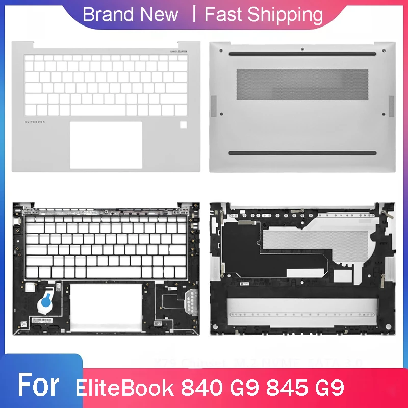 

Новая нижняя базовая Крышка для ноутбука HP EliteBook 840 G9 845 G9 Series, чехол для подставки для рук, верхняя клавиатура, нижняя часть Covwr, серебристый корпус C D