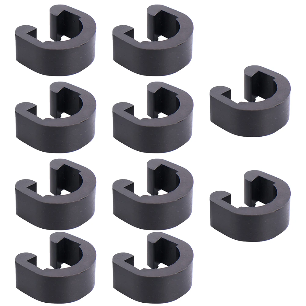 10 stücke Fahrrad C-Clips Schnalle Brems Getriebe Kabel Gehäuse Schlauch Rohr Kunststoff Klemme Mountainbike Straße Fahrrad Öl rohr Kabelbinder – Detail 2
