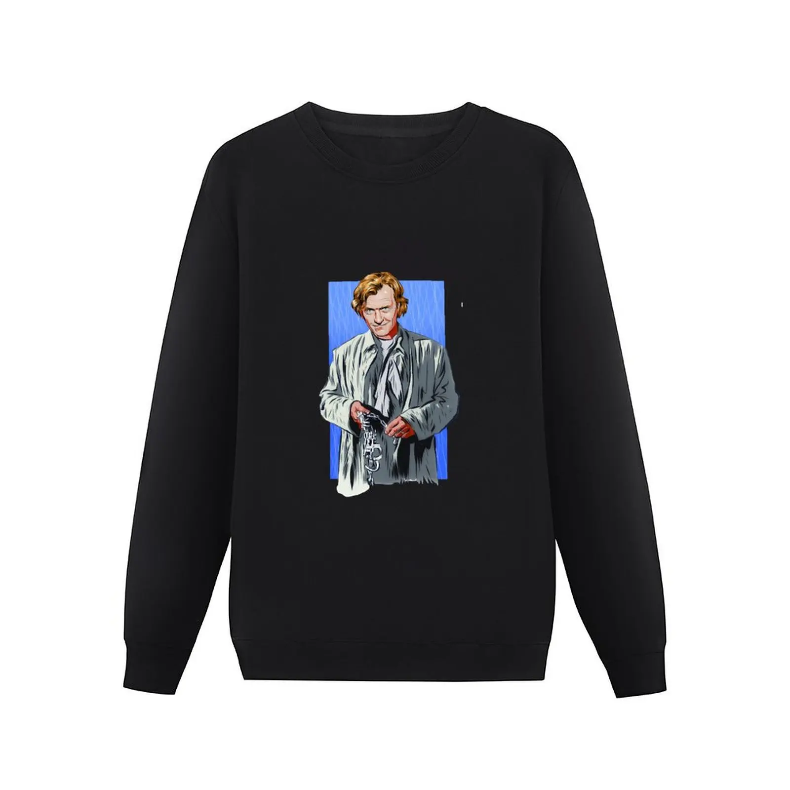 Rutger Hauer - An illustration by Paul Cemmick Pullover Hoodie men clothes tracksuit men men wear anime sweatshirt