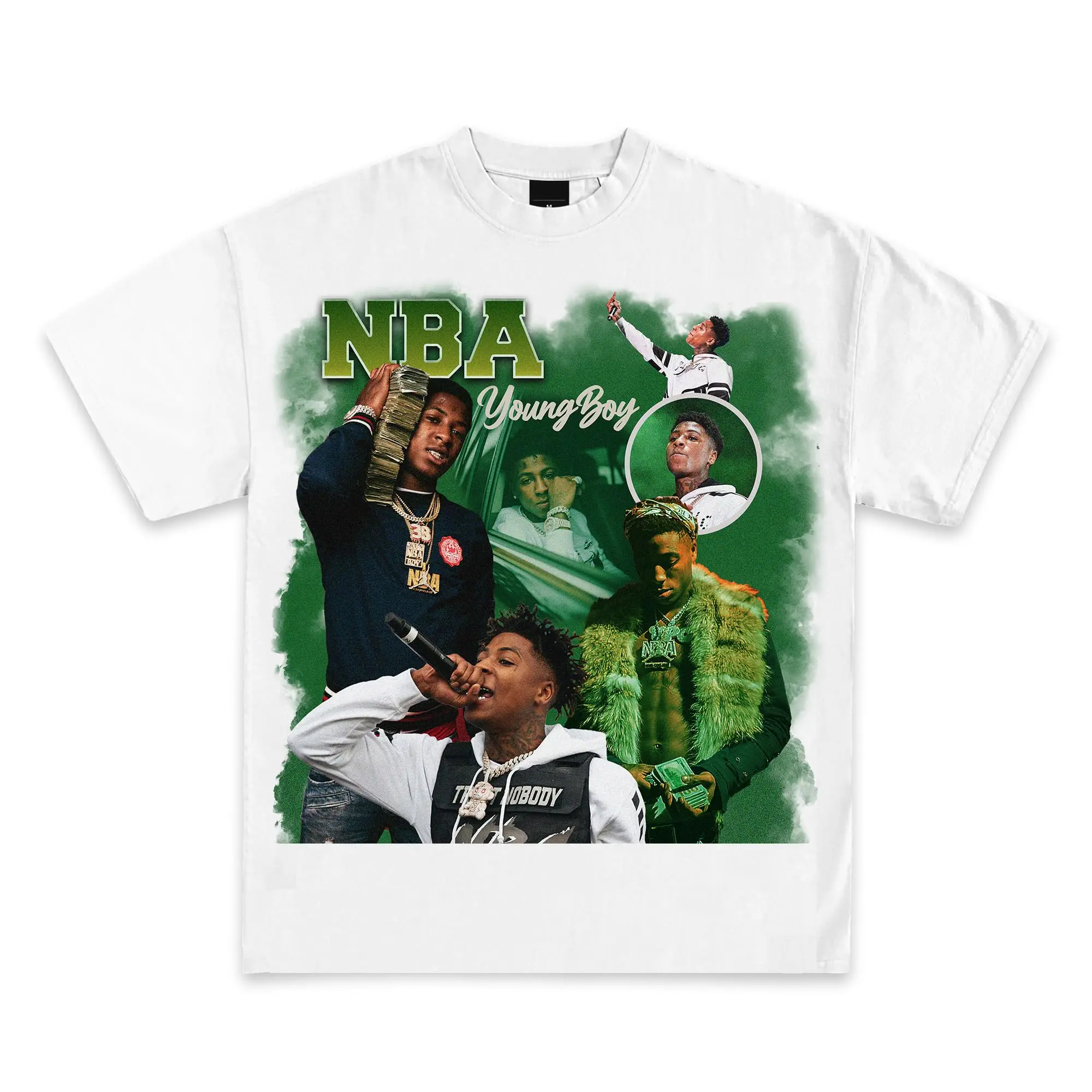 تي شيرت Youngboy Custom Never Broke Again تي شيرت جرافيك عالي الجودة قمصان MASA ثقيلة الوزن للرجال ملابس الشارع الشهير Harajuku Y2K