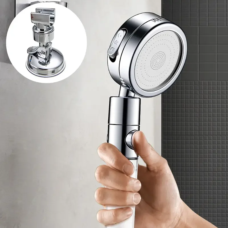 1Pcs Adjustable Hower Rack Suction Cup Type Lotus Canopy Bracket Handheld Hower Head Bathroom Nozzle Fixed Base image 5