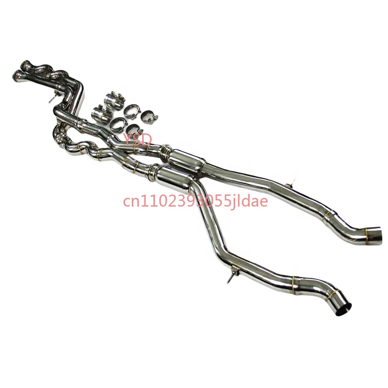 Stainless Steel Equal Length Mid Pipe | For BMW M3/M4 F80 F82 F83 S55 3.0T 2014-2019 Racing Exhaust