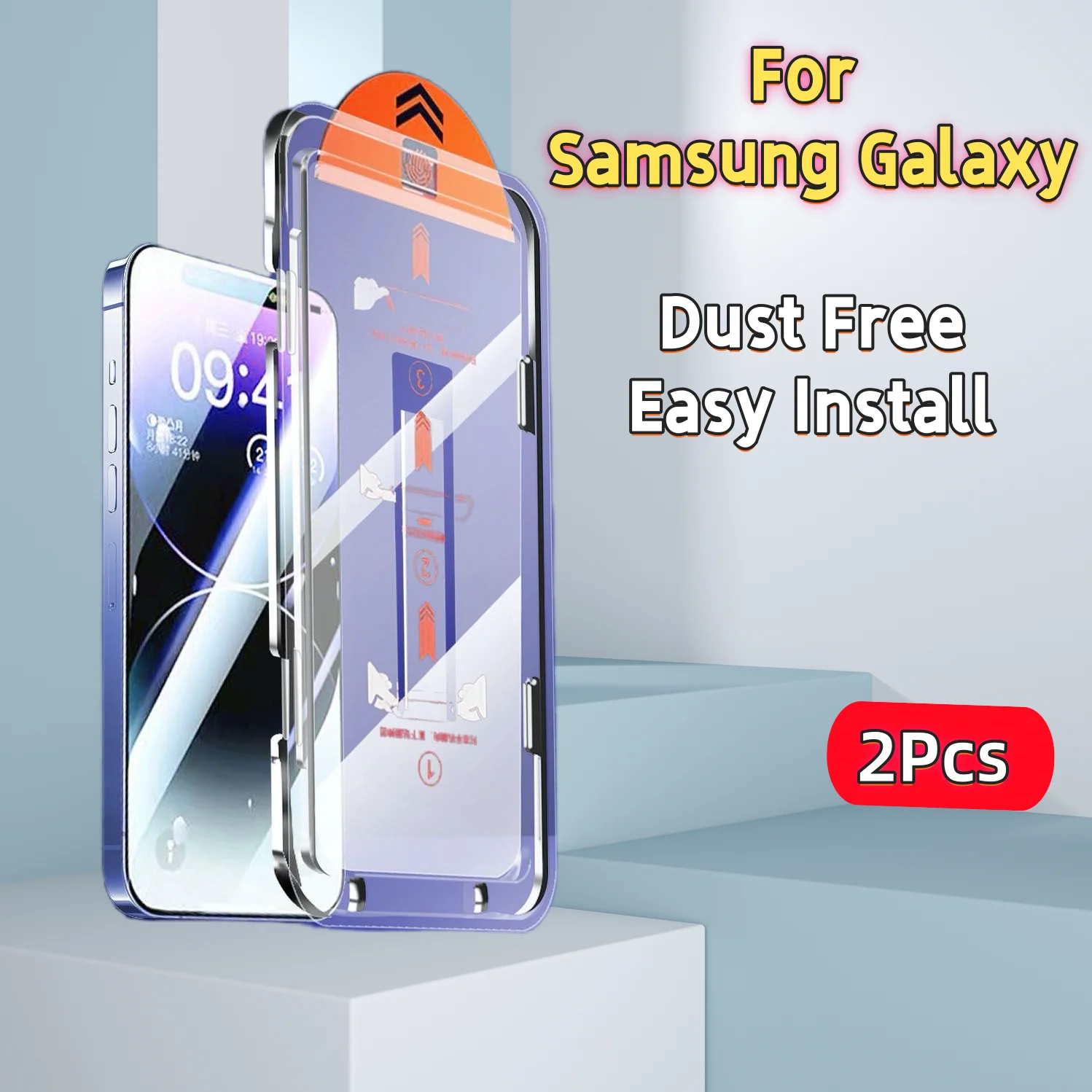 2Pcs Für Samsung Galaxy S25 S24 Ultra S23 S22 S21 Plus A25 A15 A35 A34 A53 A54 A55 A73 a72 5G Screen Protector Gehärtetem Glas