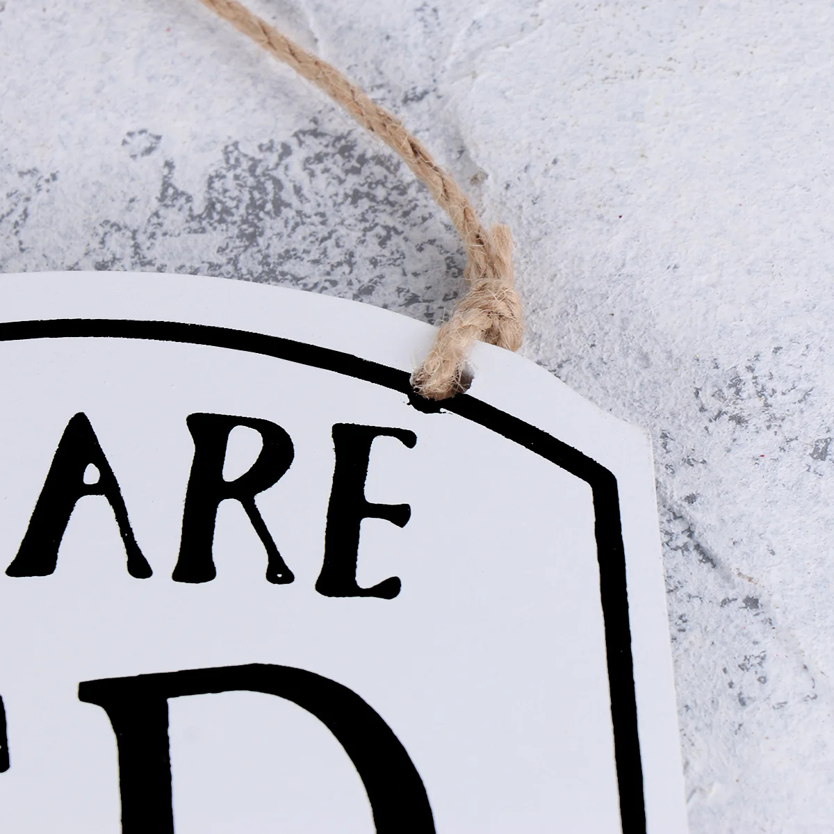 

Double Sided Decorative Door Sign White Vintage Rope Hanging Open Closed Shop Ornament For Cafe Bar Store Wedding Table