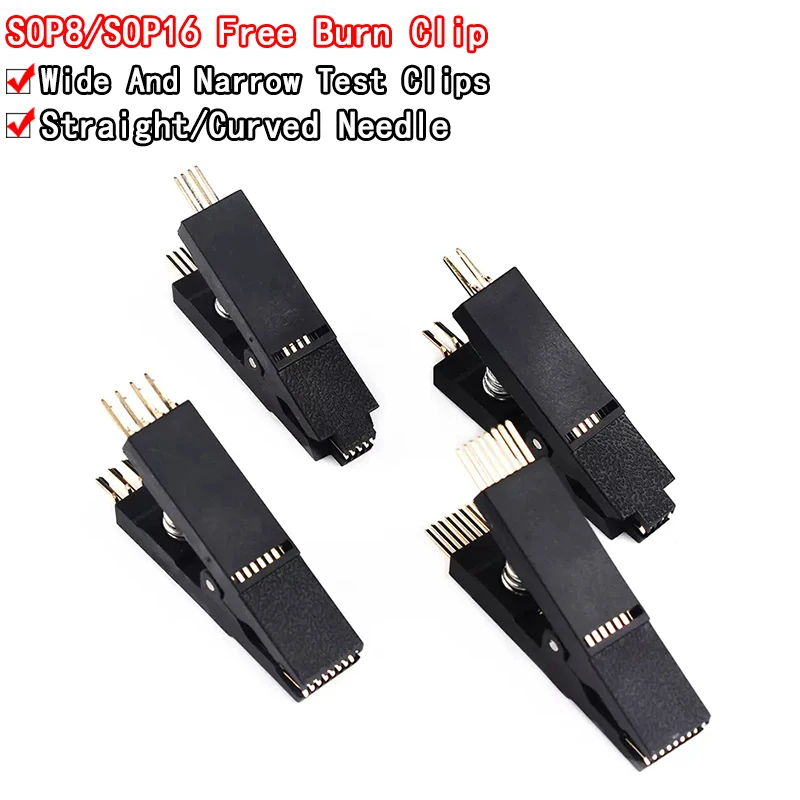 Программист тестовый зажим SOP8 SOP16 SOP SOIC 8 SOIC 16 SOIC8 SOIC16 SOIC8 DIP16 DIP 8 Pin DIP 16 Pin IC тестовый зажим без кабеля