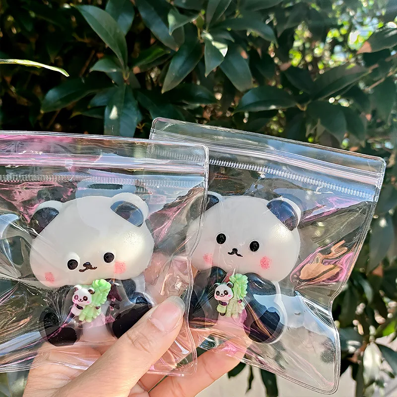 Jouet en peluche de dessin animé Taba Squishy fait à la main pour enfants, jouet Fidgeing en bambou, mignon et collant, rouge, cadeau d'anniversaire Kawaii, souvenir pour enfants