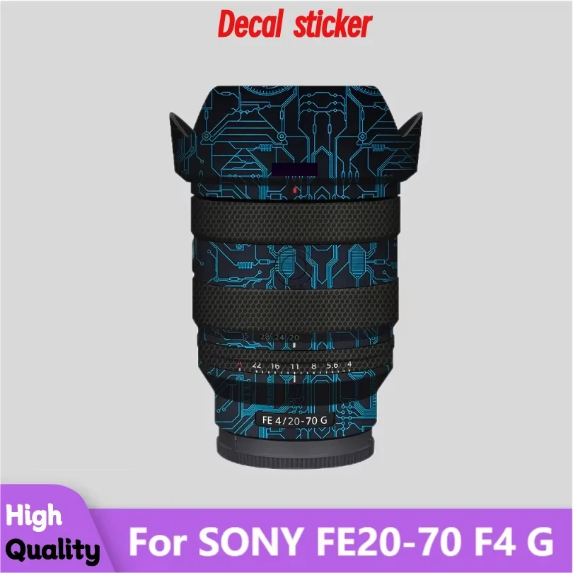 

Для SONY FE20-70 F4 G наклейка на корпус объектива защитная наклейка на кожу виниловая пленка защитное покрытие от царапин