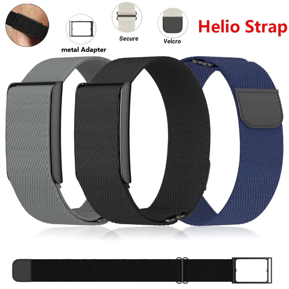 Amazfit Helio Watch Strap Correa Breathable Nylon Replacement Wristband With Fitness Tracker Adapter Sweatproof Comfort Band