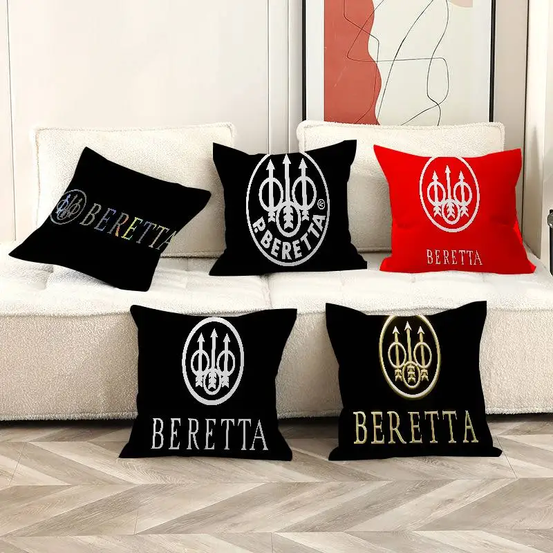 G-Gun B-Beretta Cushion Cover Inches Farmhouse Decor Home Throw Pillow Covers For Couch Decorations