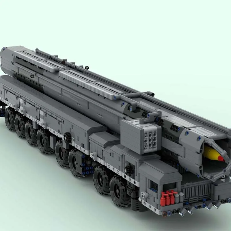 4360 STUKS Oorlogsserie MZKT-79221 met RS-12M Topol-M - SS-27 - Sickle MOC Aanpasbare Modulaire Bouwblok DIY Speelgoed Verjaardagscadeau