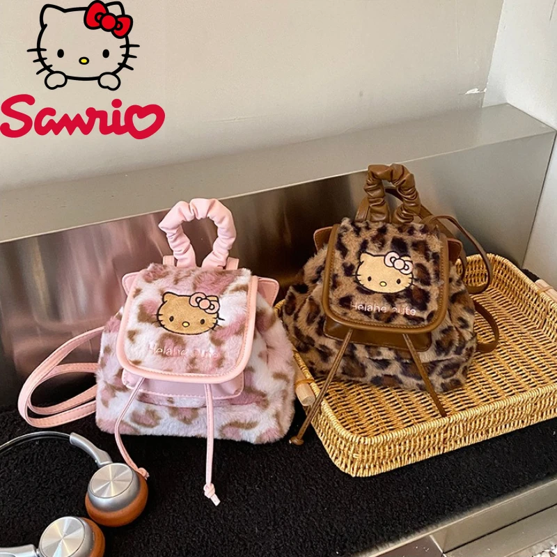 

Hello Kitty 2026 New Women's Backpack Fashion High Quality Girls Backpack Autumn and Winter Versatile Multi-functional Backpack