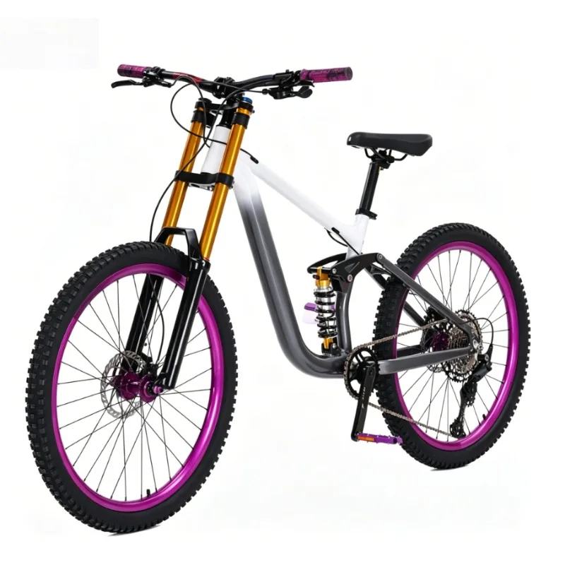 26/27.5 inch downhill mountain bike, aluminum alloy shock-absorbing mountain bike