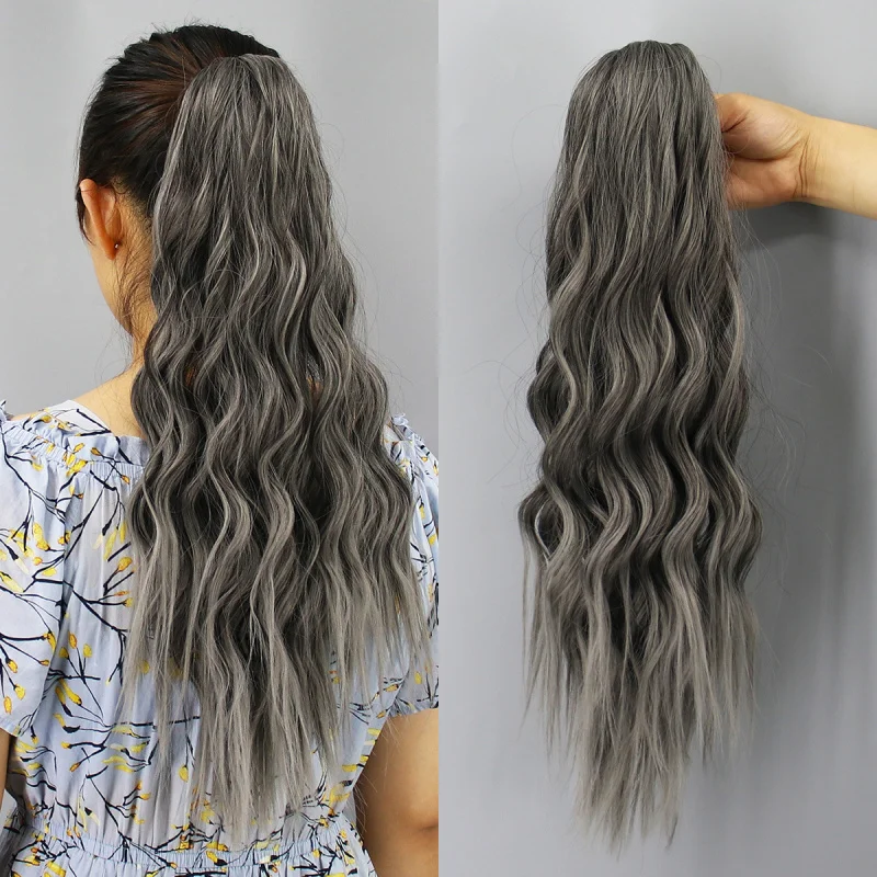 

Европейский и американский стиль: модный цветной пучок для женщин с кудрявыми волосами, пушистый, натуральный, невидимый, на заколке-крабике, с эффектом водной волны