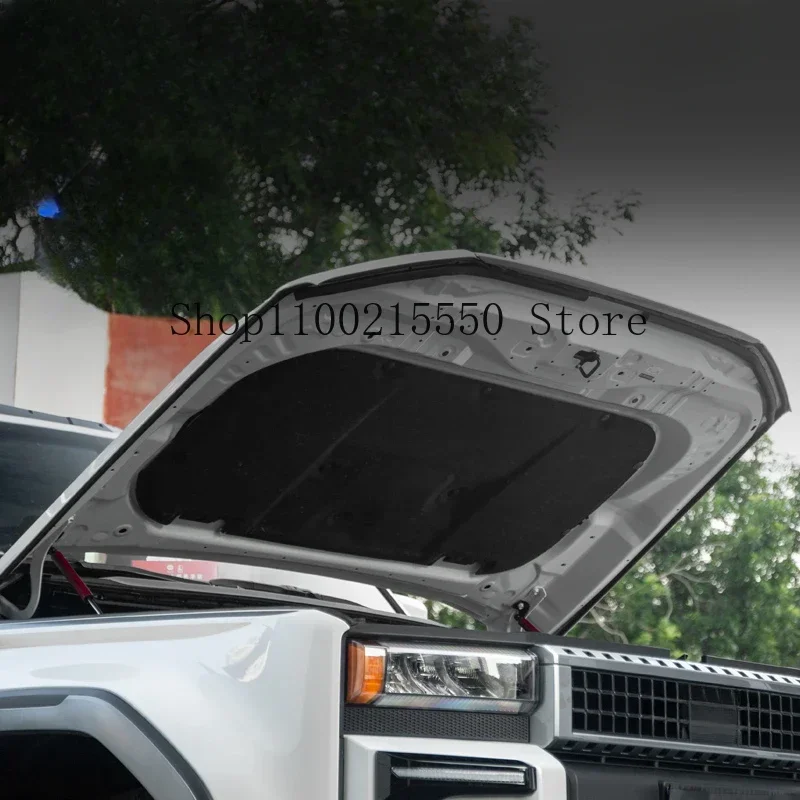 Engine Hood Sound Pad for Toyota Land Cruiser 250 2024 Prado LC250 Car Front Heat Insulation Cotton Covers Fireproof Interi