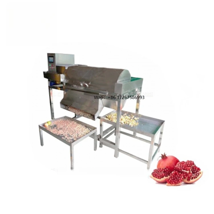 High Efficiency Pomegranate Fruit Peeling Processing Machine Pomegranate Seed Separating Machine