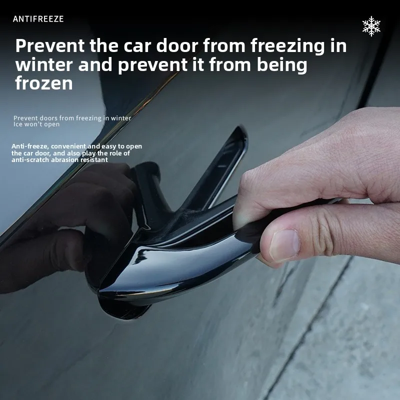 For Tesla Model Y/3/3+ Highland 2024 Automotive Practical Parts Frost Proof Door Handle Accessories Car Anti-icing Door Handle
