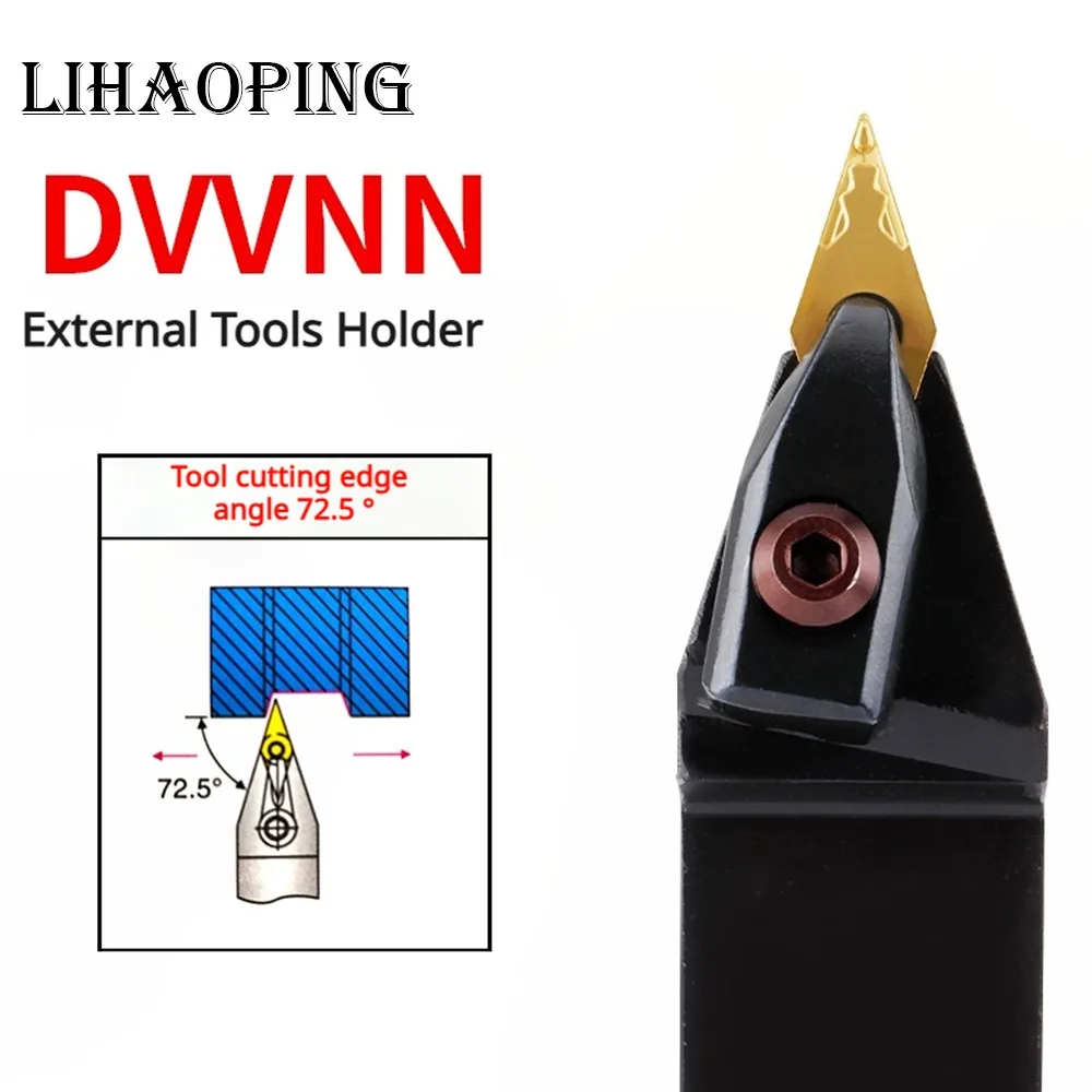 

Внешний держатель инструментов DVVNN D-типа DVVNN2020K16 DVVNN2525M16 DVVNN3232P16 Хвостовик с ЧПУ DVVNN2020 DVVNN2525 DVVNN3232 для VNMG1604