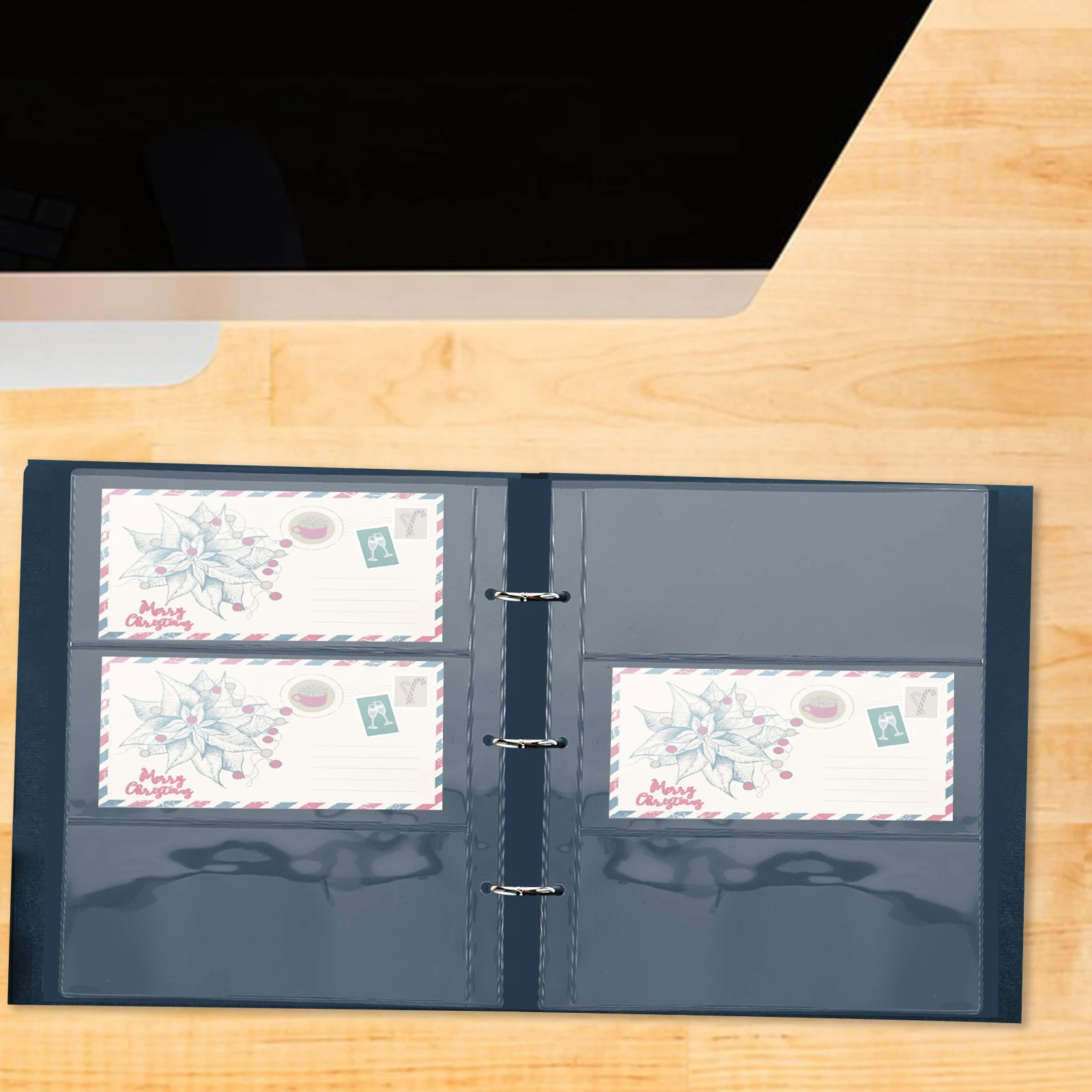 

10 Pages 3 Hole Punch Paper Money Holders PVC Currency Storage Banknote Commemorative Banknote Holder Collectors Lightweight