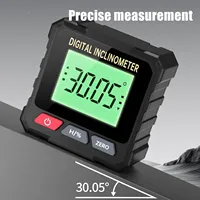 Professional Digital Display Angle Gauge Digital Level Protractor Inclinometer 360 Degree Magnetic Electronic Level Laser NEW