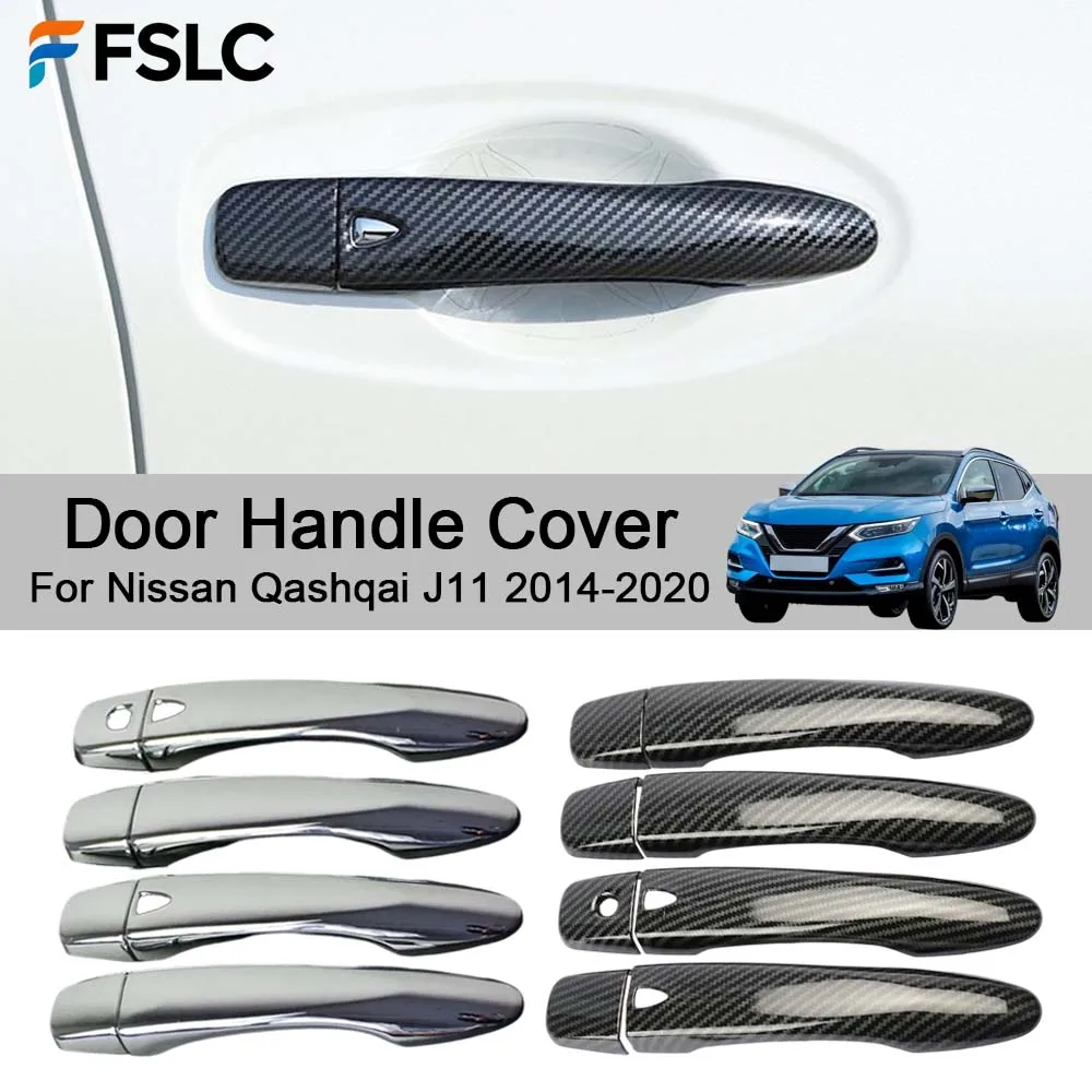 

Car Decoration Door Handle Cover For Nissan Qashqai J11 2014-2020 Cars Accessories Styling Upgrade Modify A Car