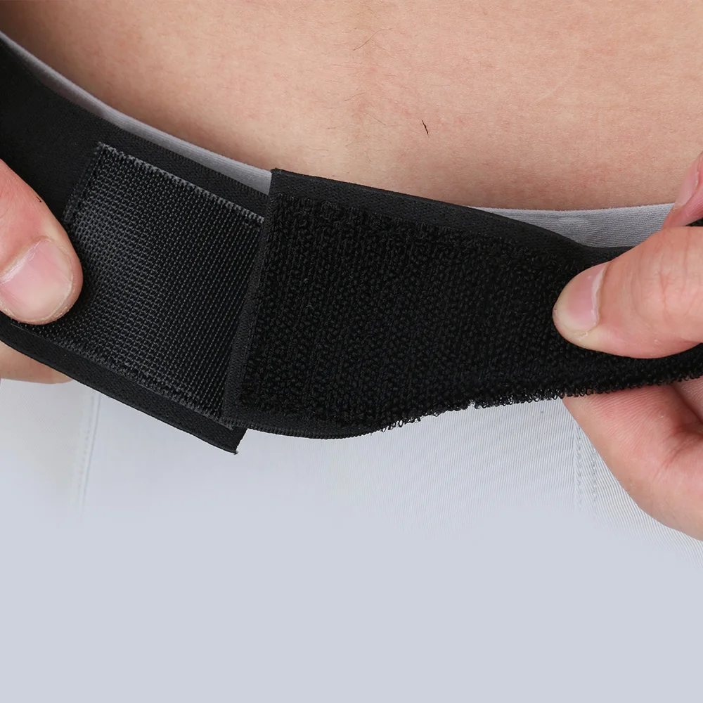Legbeauty 20–30 mmHg medizinische oberschenkelhohe Kompressionsstrümpfe, Unisex, offene Zehen, Krampfadern, Socke, einzelnes Bein, Lymphödem-Strumpfhose – Detail 6