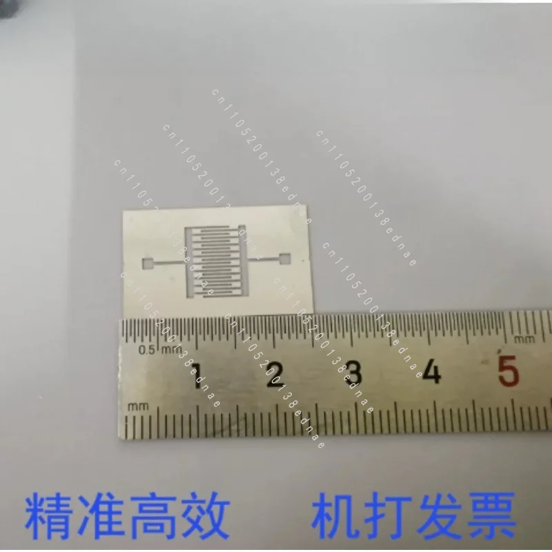 Custom Interdigitated Electrode Mask Stainless Steel Shadow Mask  Deposition Sample Sale 1 pcs