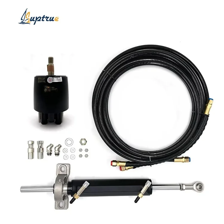 

Boat Accessories Hydraulic Inboard Small Boat Steering Marine Equipment with Hydraulic Rudder Kit for Ships Navigation