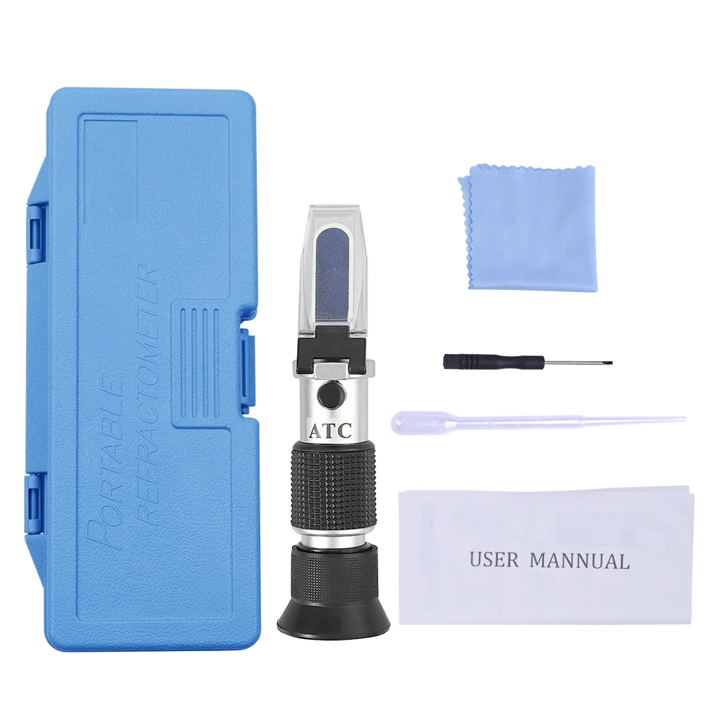 Yieryi Refractometer Honey Tester 58-90% Brix 38-43° Baume 12-27% Water Beekeeper Bee Honey Refractometer Sugar Meter