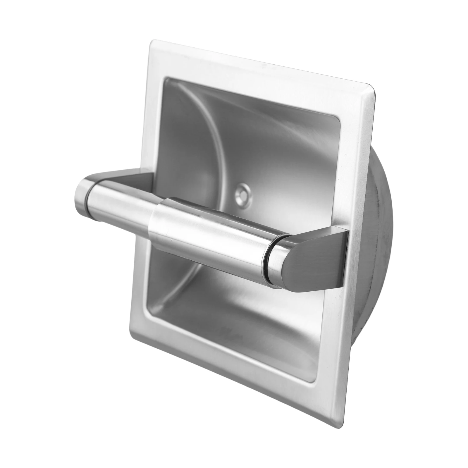 

Home Improvement Silver Stainless Steel Holder Modern Bathroom Decor Space Saving Design Functional Toilet Storage