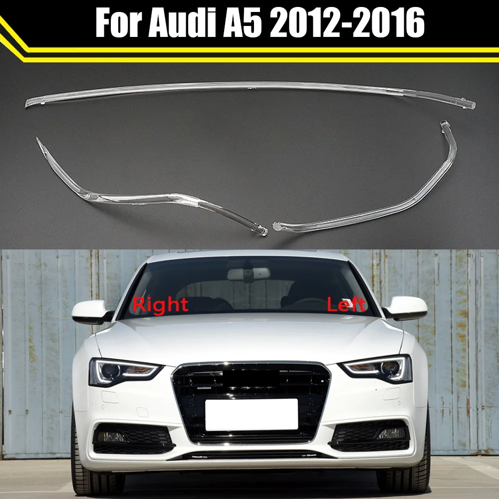 For Audi A5 2012-2016 DRL Daytime Running Light Light Guide Plate Daytime running Light Tube Auto Running Light Repair Parts