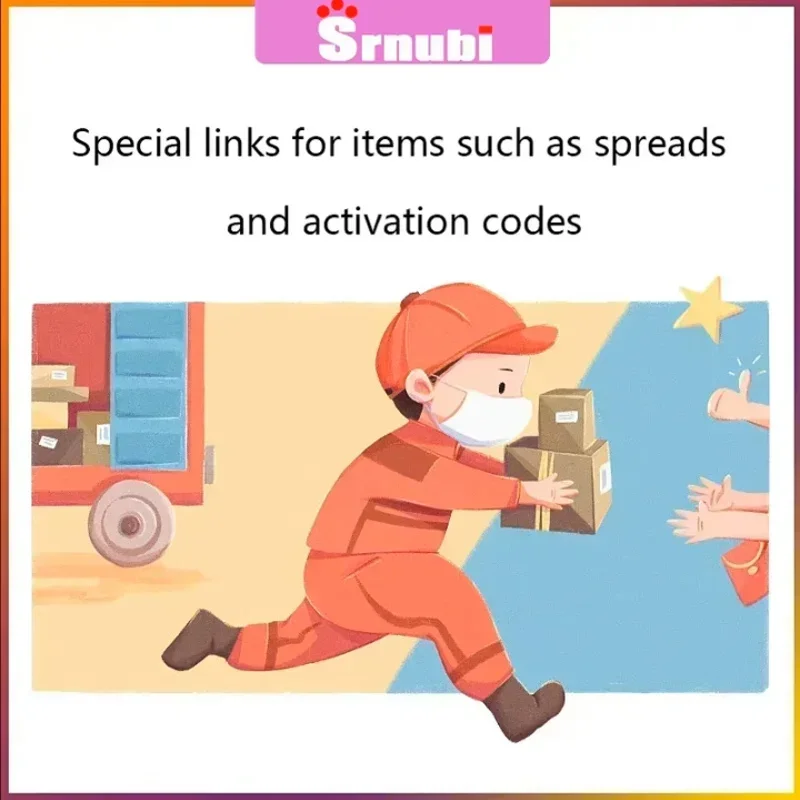 Special link for items such as spreads and activation codes for RU