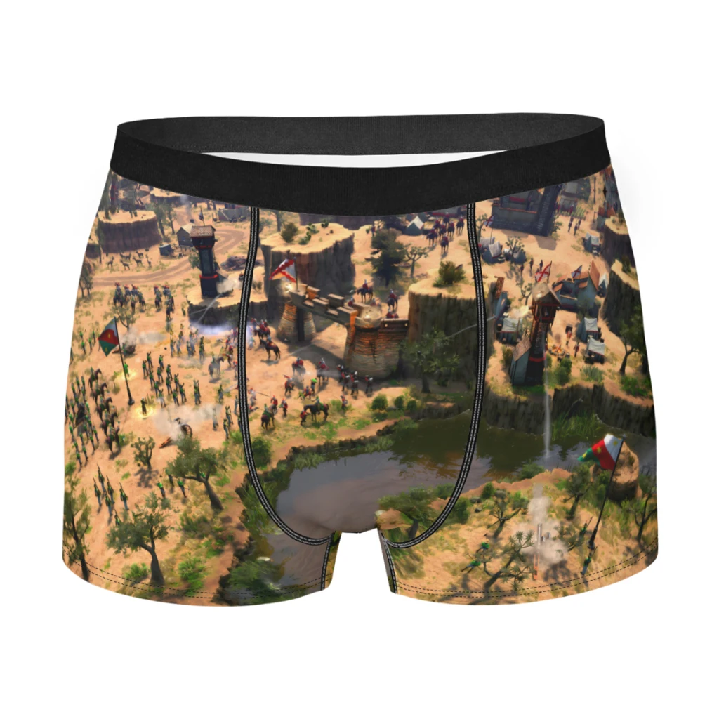 Age of Empires Game Tribe Underpants Breathbale Panties Male Underwear VentilateShorts Boxer Briefs