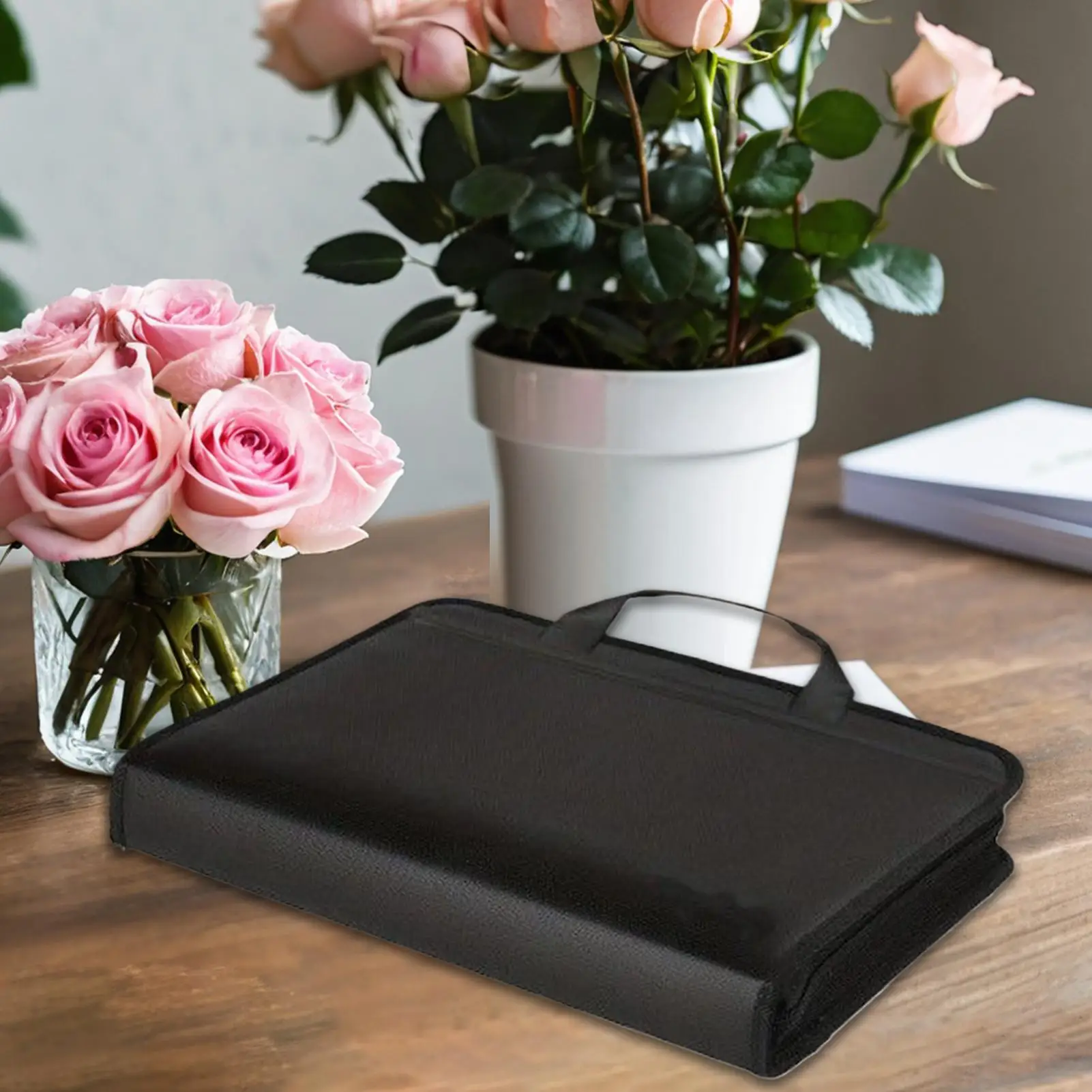 

Органайзер для аккордеона, органайзер для документов с ручкой, усиленная папка для файлов-аккордеона для дома, деловых поездок, колледжа