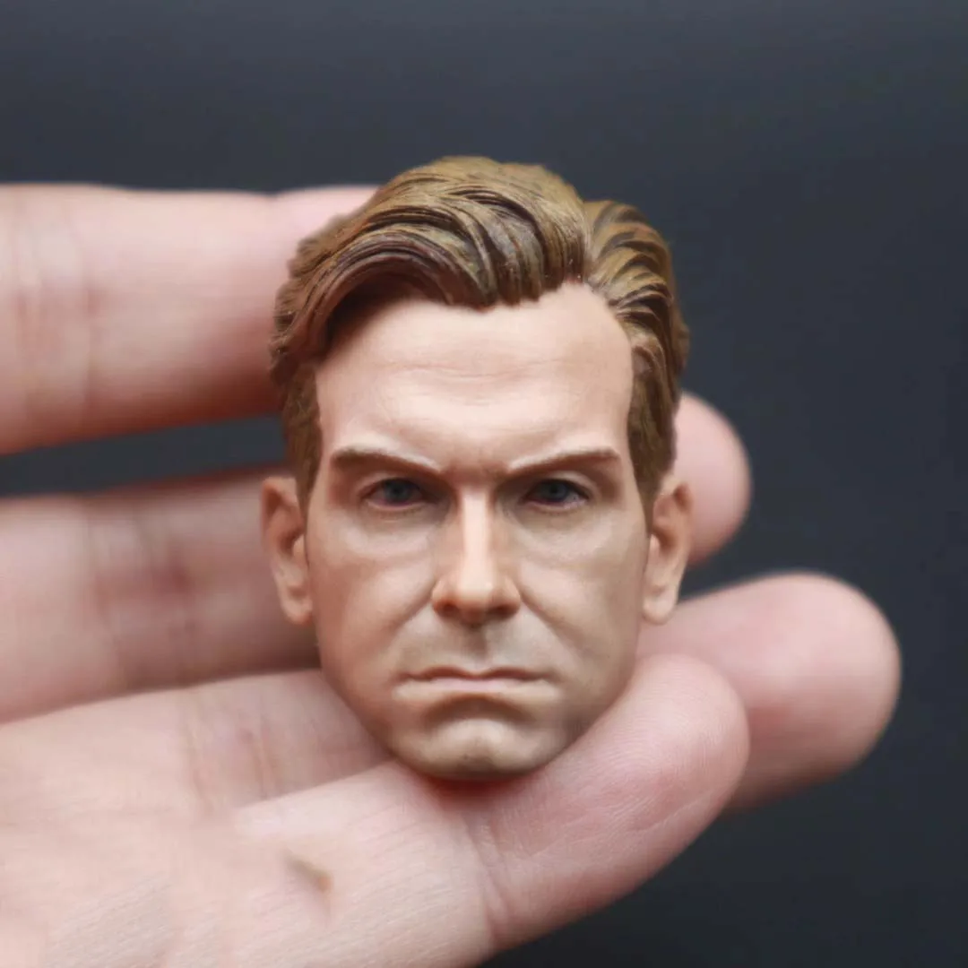 1/6 Scale Villainous Actor Head Sculpt Americans Handsome Boy Head Played Model for 12in Action Figure Body Accessory Toy