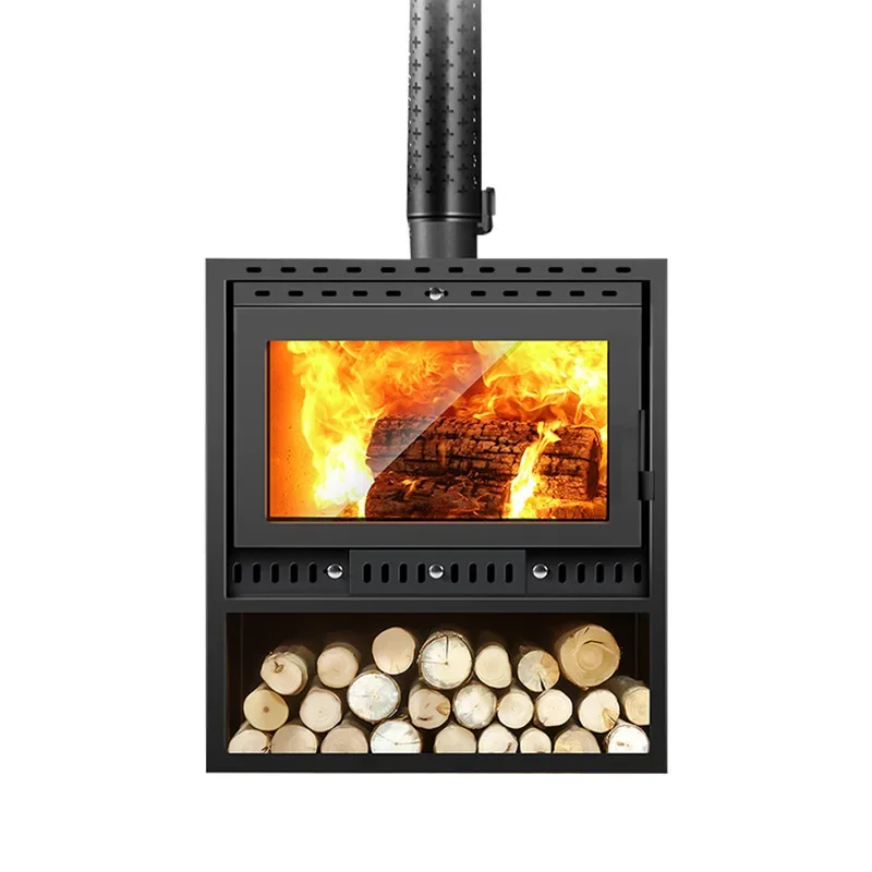 

European-style fireplace, real firewood winter heating stove, homestay commercial firewood stove