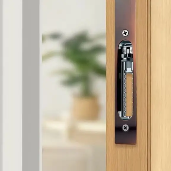 

Скрытый дверной засов из нержавеющей стали, усиленный, 6 дюймов, с выдвижным рычагом, для металлических дверей, антивандальный