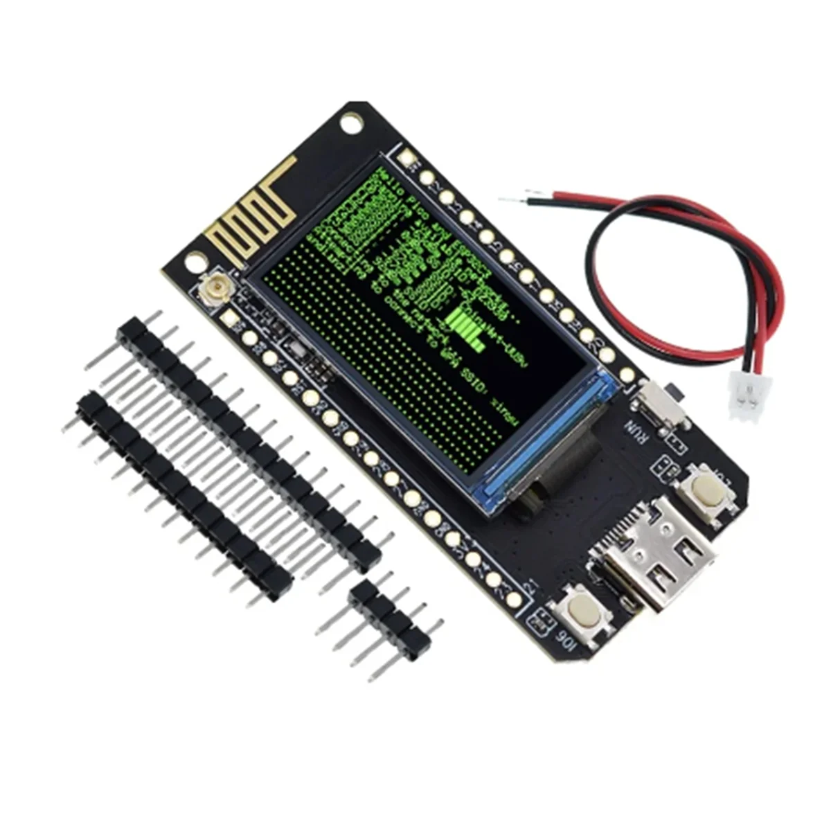 BNGF-T-PicoC3 ESP32-C3 RP2040 Wireless WIFI Bluetooth Module Development Board Dual MCU 1.14 Inch ST7789 Display for Arduino