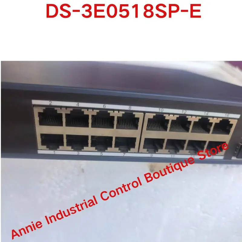 Second-hand test OK  DS-3E0518SP-E 18 port Gigabit Low Power POE Switch