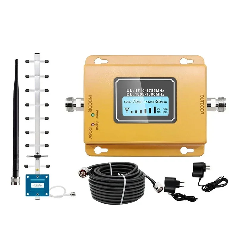 2025 مكاسب عالية 70dbi 2G 4G DCS 1800MHz الهاتف المحمول الخلوية الخلوية إشارة الداعم