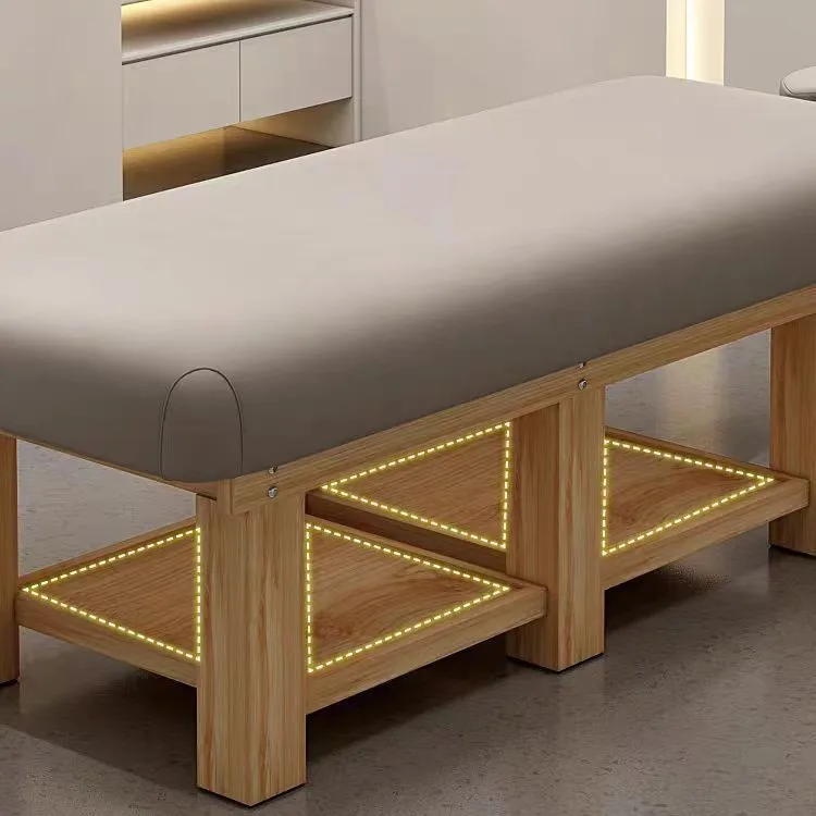 Special solid wood function massage bed SPA beauty bed massage body massage bed