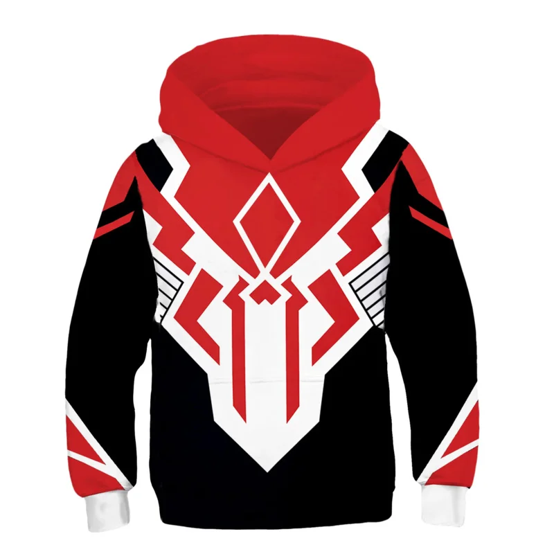 Kids power Samurai Sentai shinkager Rangers hoodie costume superhero cosplay Halloween party jacket sweatshirt tops