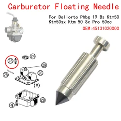 Carburetor Floating Needle Valve For PHBG 19 BS 50cc Off-Road Rebuild Parts
