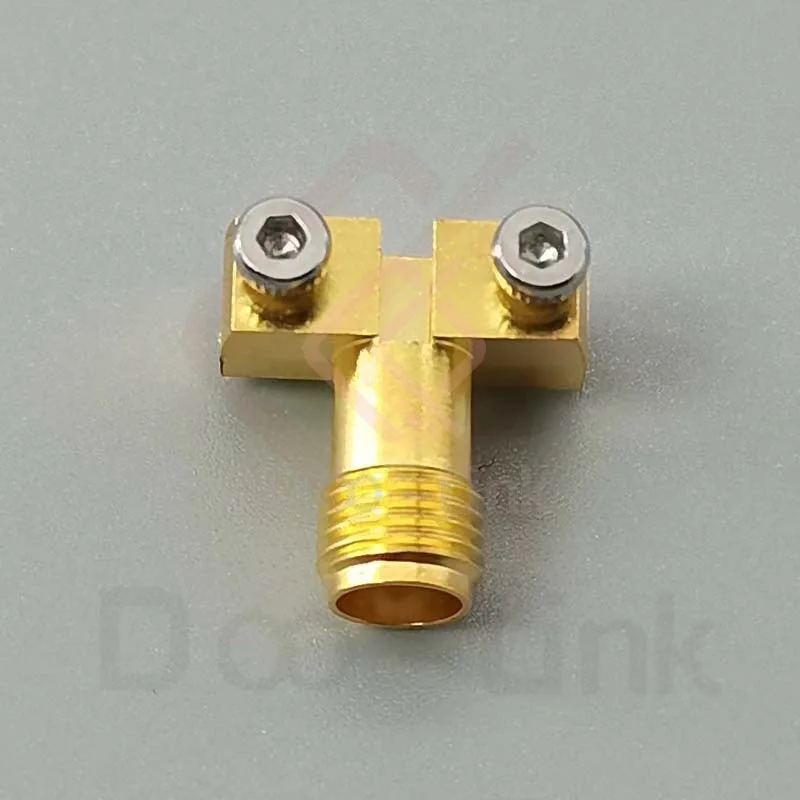 Microwave RF RF High Frequency SMA Connector Female Head Solder Free Crimp Connector PCB Edge Board DC-18G